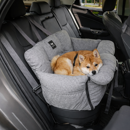 V2 Premium Dog Car Seat with Removable Covers + Luxury Cushion