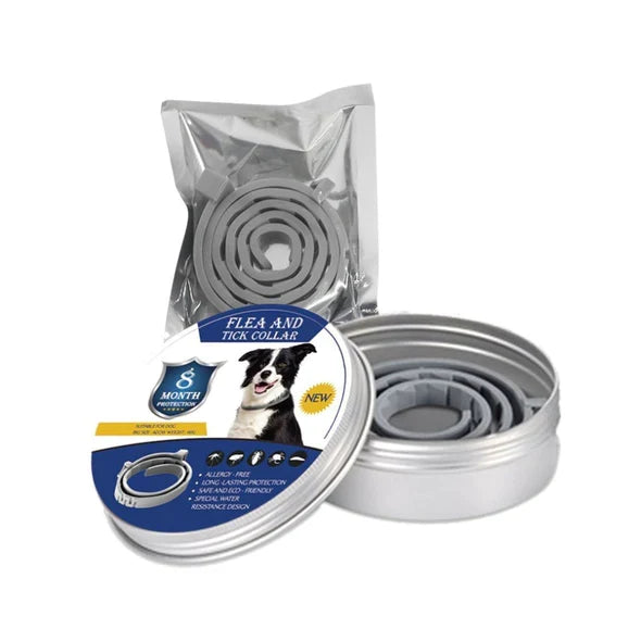 Flea & Tick Collar for Dogs & Cats — 8-Month