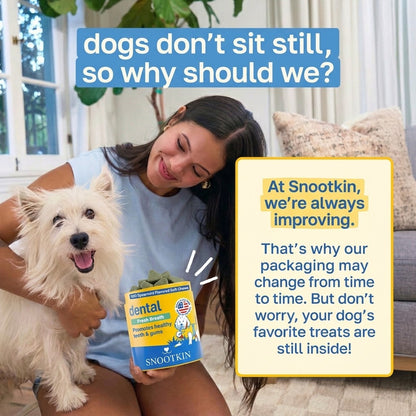 Dental Chews for Dogs — Fresh Breath & Plaque