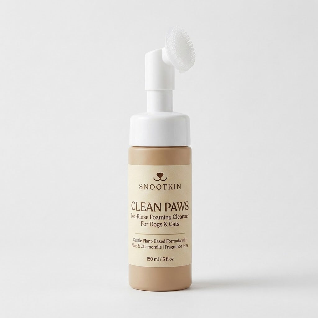 No-Rinse Paw Cleaner Foam for Dogs & Cats