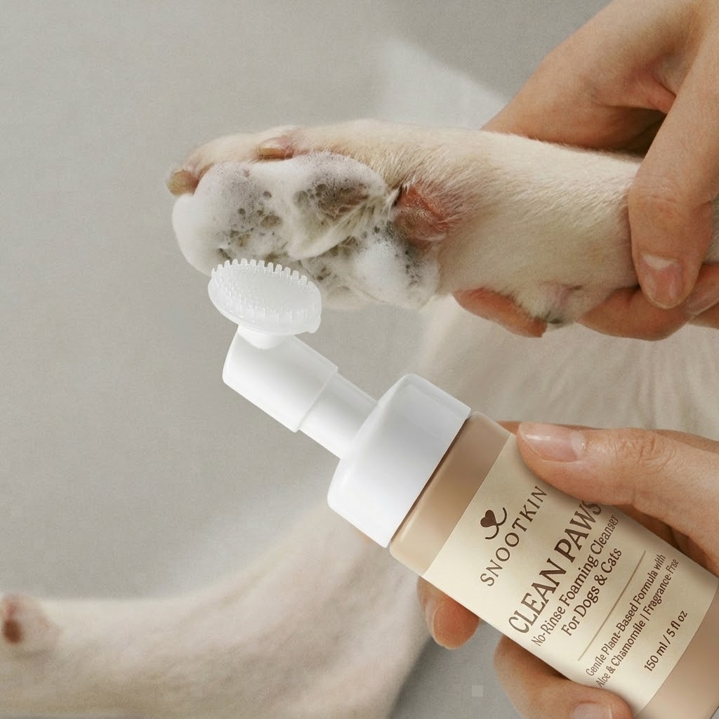 No-Rinse Paw Cleaner Foam for Dogs & Cats