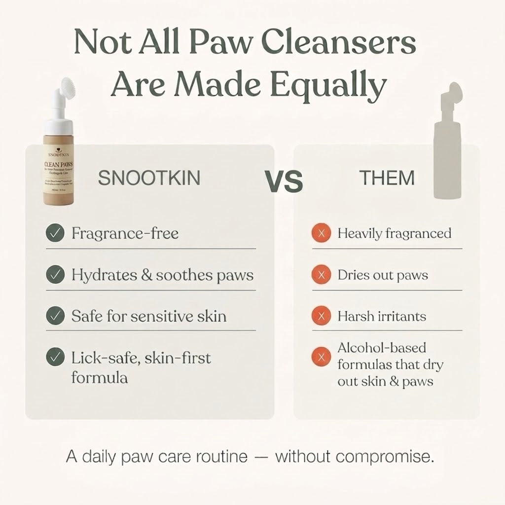 No-Rinse Paw Cleaner Foam for Dogs & Cats