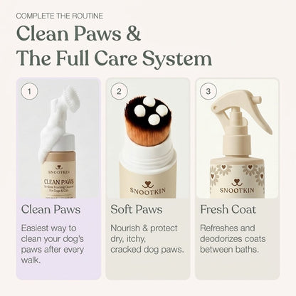 No-Rinse Paw Cleaner Foam for Dogs & Cats
