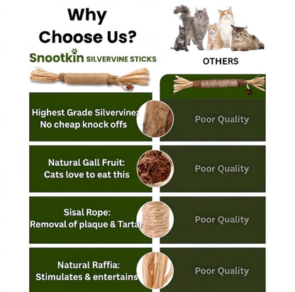 Silvervine Dental Sticks for Cats — Teeth & Play