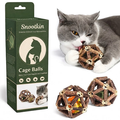 Silvervine Chew Balls for Cats — Natural Toy