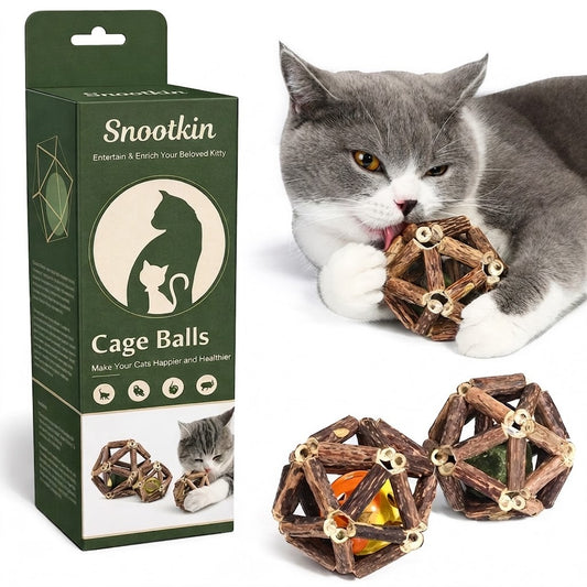 Silvervine Chew Balls for Cats — Natural Toy