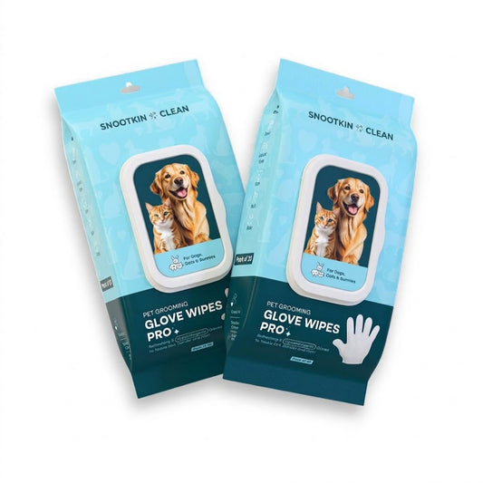 Pet Grooming Glove Wipes — No-Rinse Clean After Walks
