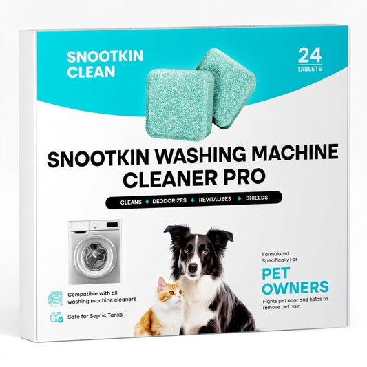 Washing Machine Cleaner Tablets — Pet Hair & Odor Descaler