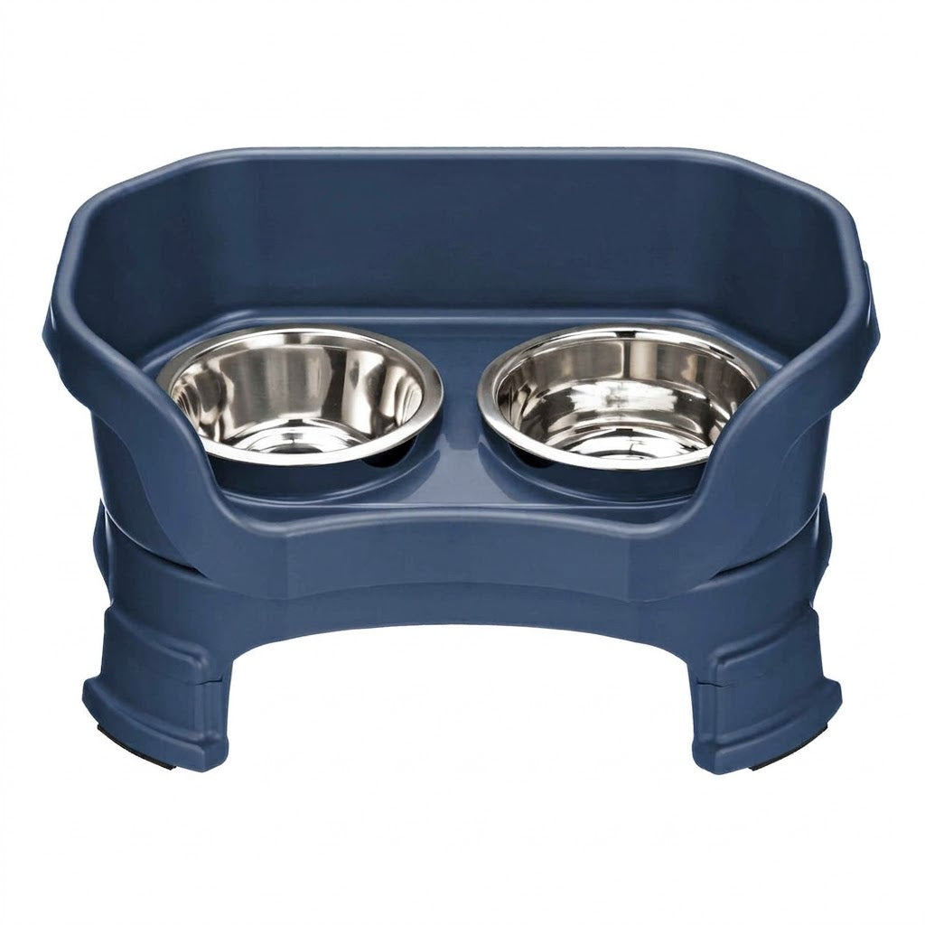 Elevated Mess-Proof Pet Feeder — Raised Double Bowl Station