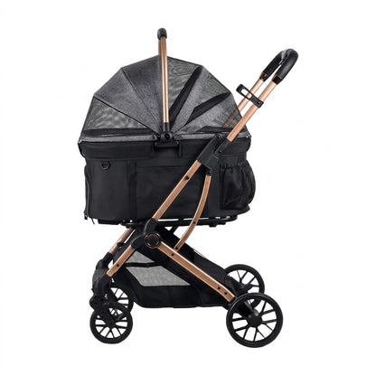 Cat Stroller — Waterproof Bed, Convertible Bassine