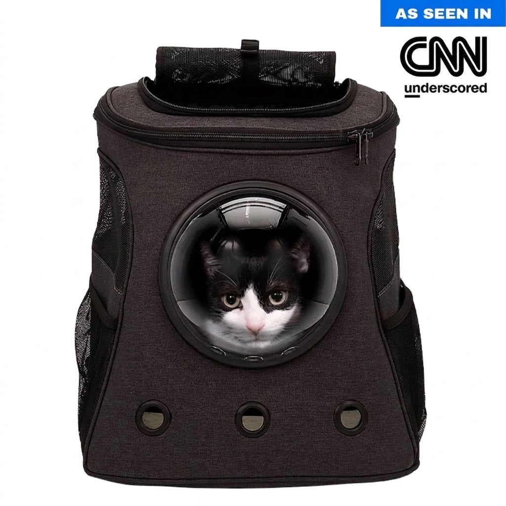 Large Cat Backpack Carrier — For Big Cats, Bubble Window