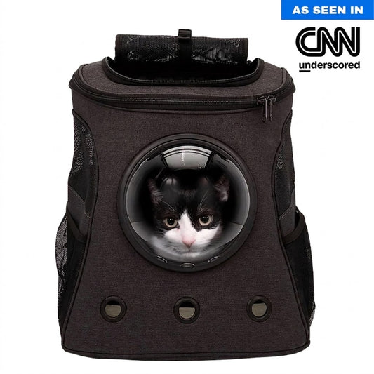 Large Cat Backpack Carrier — For Big Cats, Bubble Window