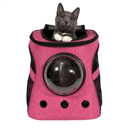 Large Cat Backpack Carrier — For Big Cats, Bubble Window
