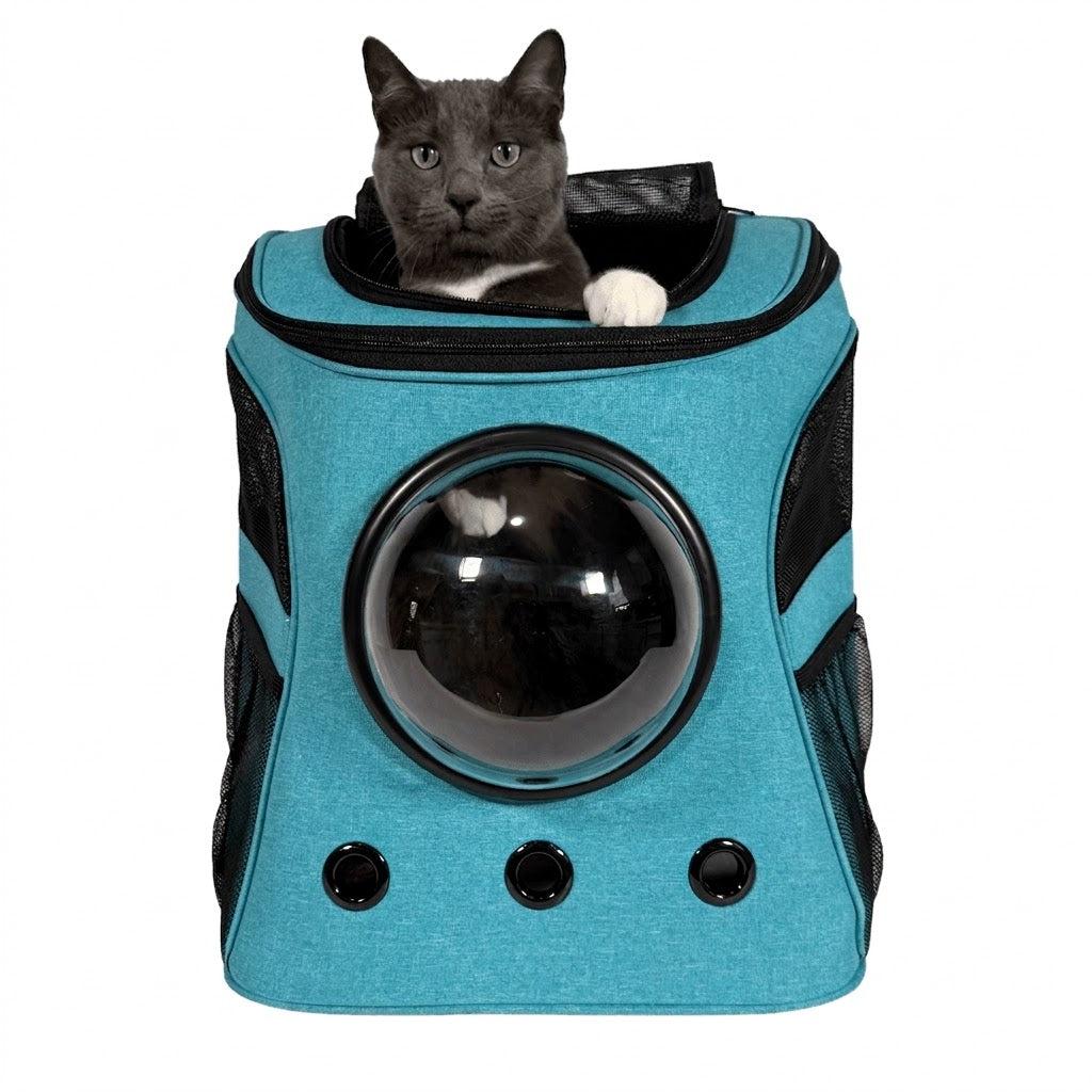 Large Cat Backpack Carrier — For Big Cats, Bubble Window