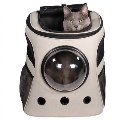 Large Cat Backpack Carrier — For Big Cats, Bubble Window