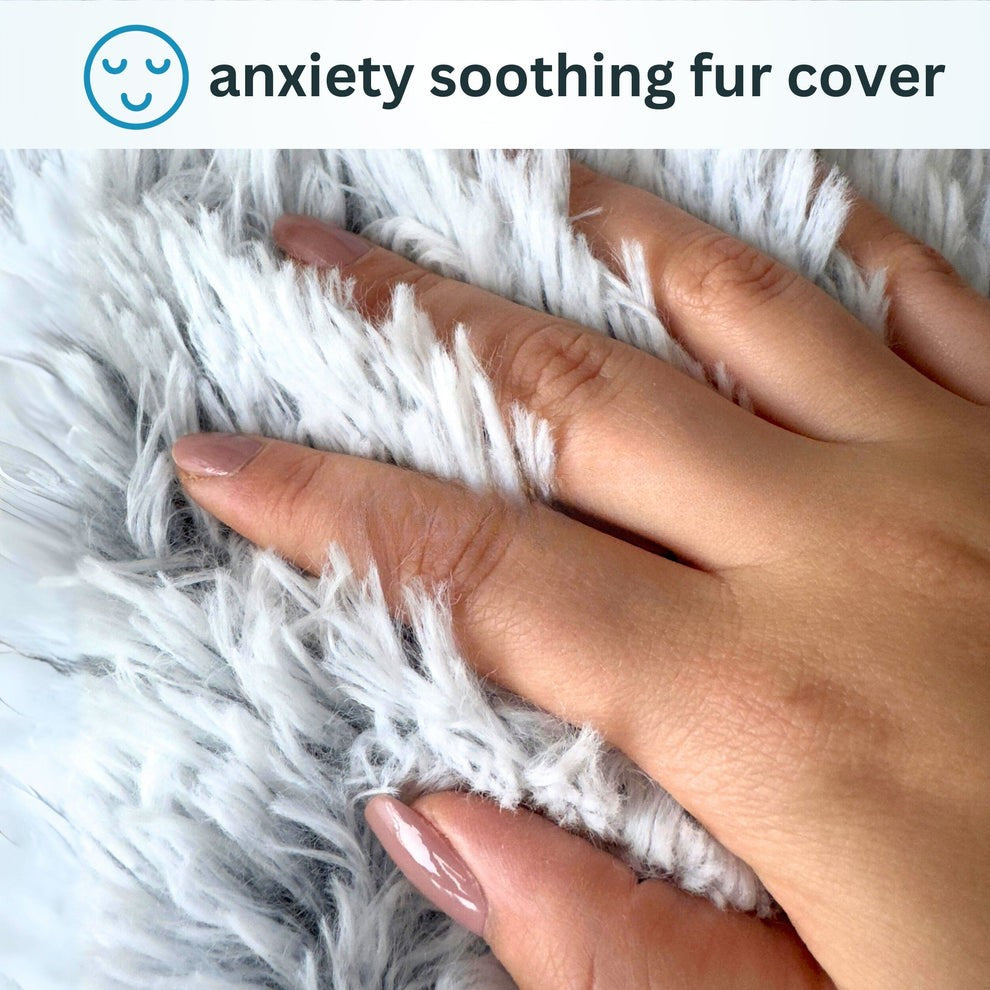 Calming Donut Dog Bed — Hooded Anti-Anxiety