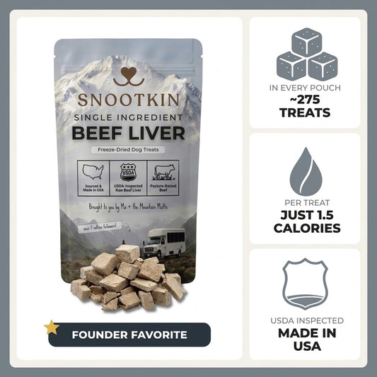 Freeze-Dried Beef Liver Dog Treats — Training