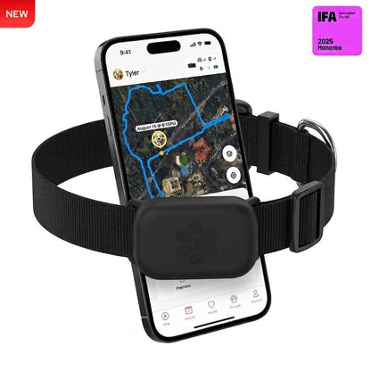 Smart GPS Dog Collar — Live Tracking, No Fees