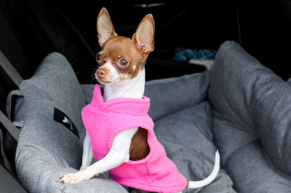 Dog Fleece Sweater with Leash Ring