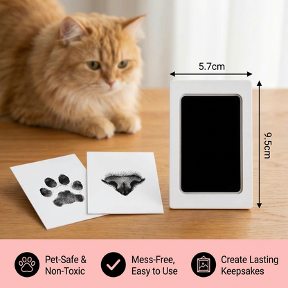 Pet Paw & Nose Print Kit – DIY Keepsake for Cat