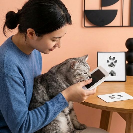 Pet Paw & Nose Print Kit – DIY Keepsake for Cat