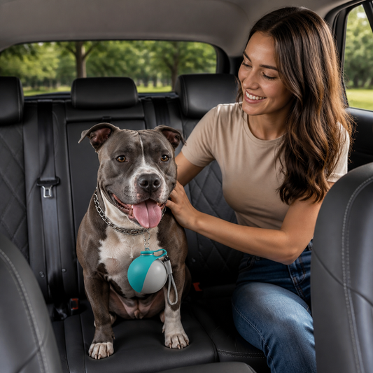 Sphere 2-in-1 Dog Water Bottle with Silicone Bowl – Leakproof Travel Bottle