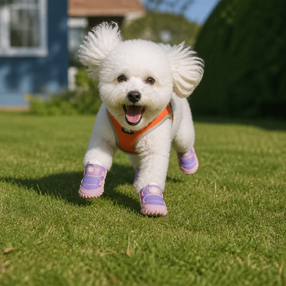 Protective Dog Shoes with Adjustable Straps for Comfortable Outdoor Walks