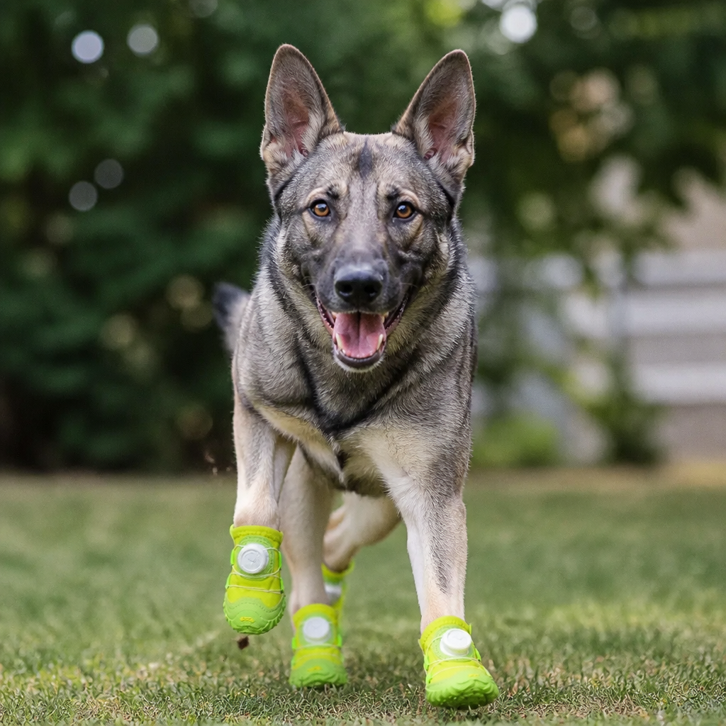 Protective Dog Shoes with Adjustable Straps for Comfortable Outdoor Walks