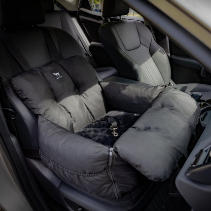 V2 Premium Dog Car Seat with Removable Covers + Luxury Cushion