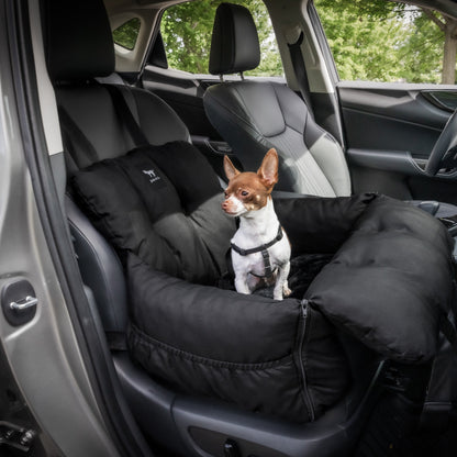 V2 Premium Dog Car Seat with Removable Covers + Luxury Cushion