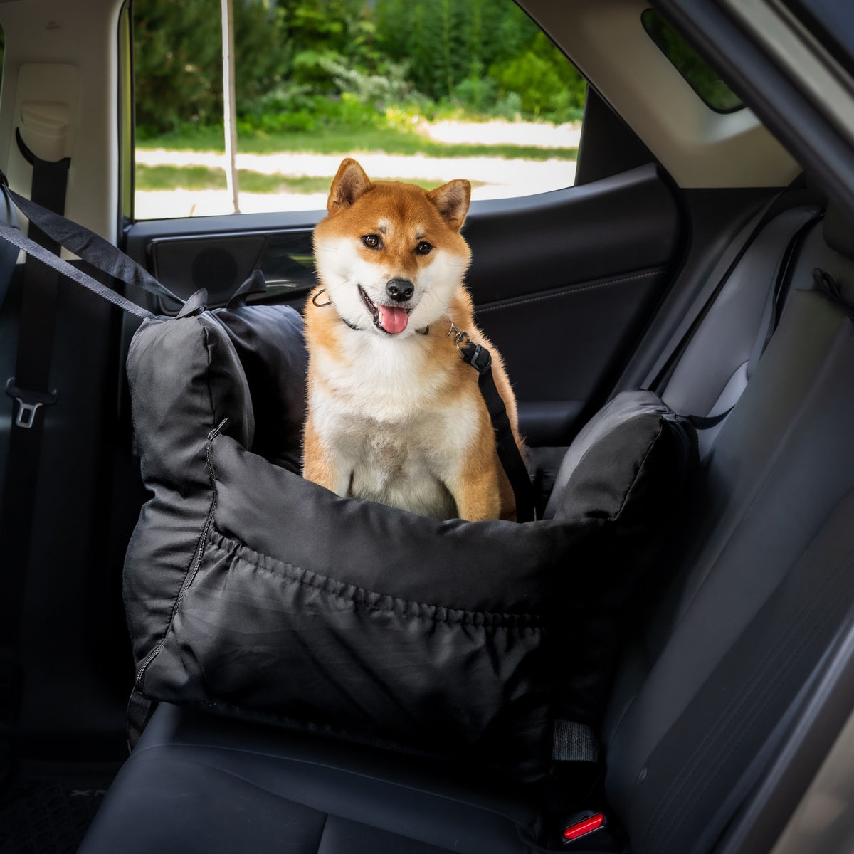 V2 Premium Dog Car Seat with Removable Covers + Luxury Cushion