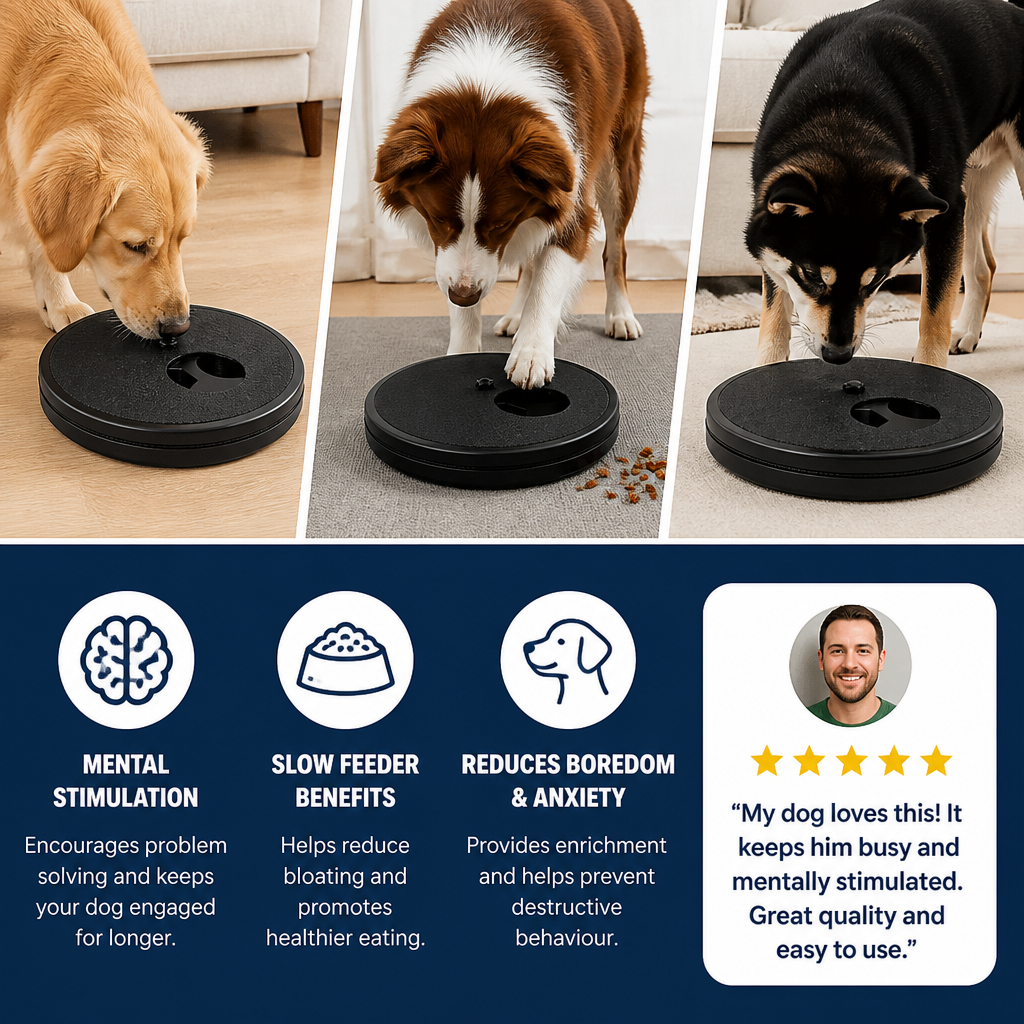 3-in-1 Interactive Dog Nail Scratch Toy with Treat Dispenser