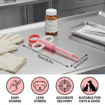 Pet Pill Shooter – Easy Medicine Feeder for Cats & Dogs