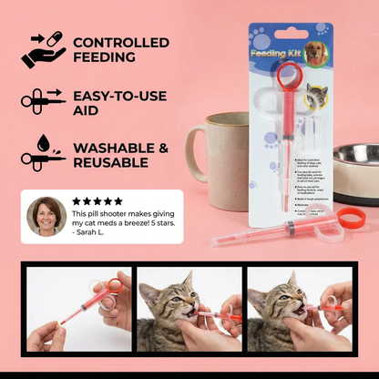 Pet Pill Shooter – Easy Medicine Feeder for Cats & Dogs