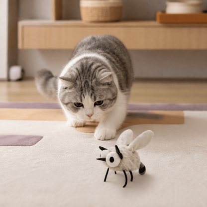 Motion-Activated Flying Insect Cat Toy