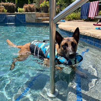 Dog Safety Swim Vest with Rescue Handle