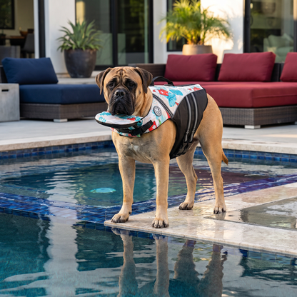 Dog Safety Swim Vest with Rescue Handle