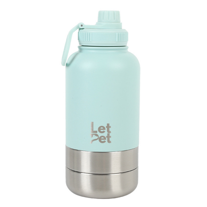 Customisable 3-in-1 Dog Bottle | Water For You & Your Dog