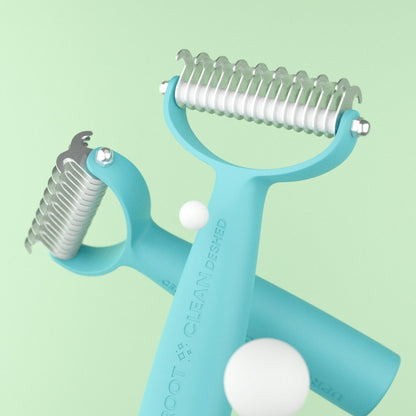 Cat & Dog Deshedding Tool — Dual-Sided Dematting Comb