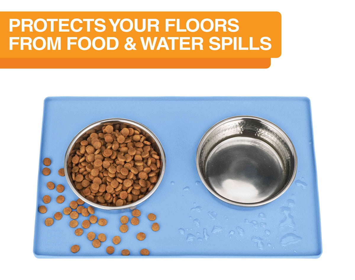 Silicone Pet Bowl Mat — Waterproof, Non-Slip Feeding Mat