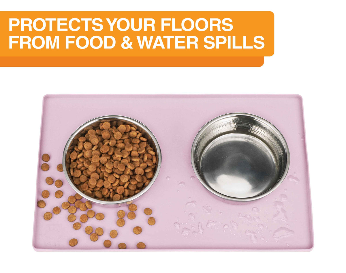 Silicone Pet Bowl Mat — Waterproof, Non-Slip Feeding Mat