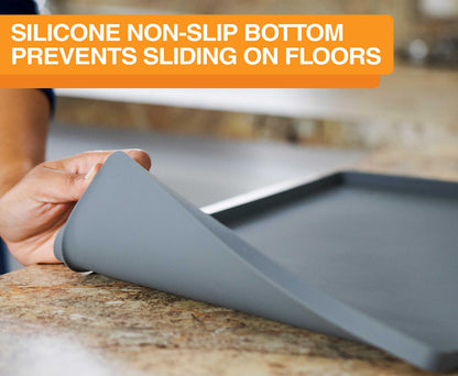 Silicone Pet Bowl Mat — Waterproof, Non-Slip Feeding Mat