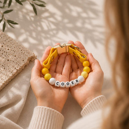 Personalized Beaded Name Collar & Leash