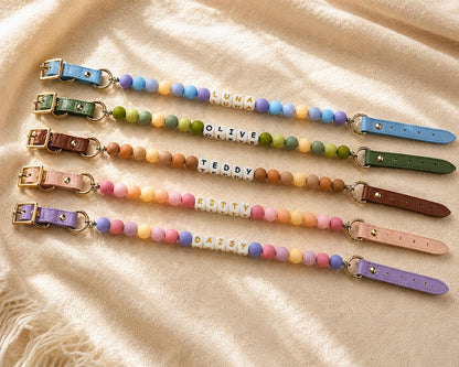 Personalized Beaded Pet Collar
