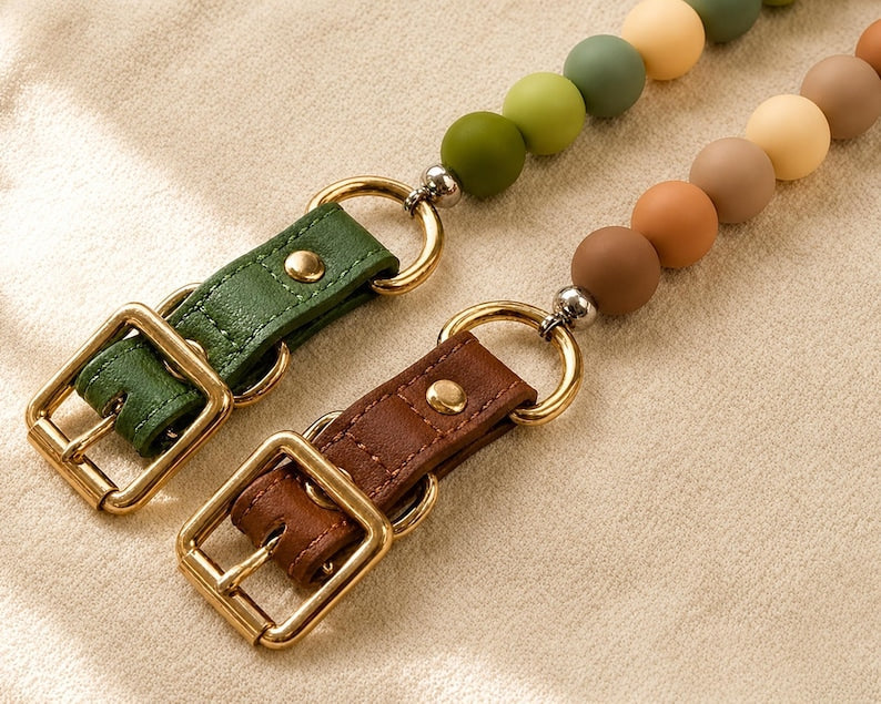 Personalized Beaded Pet Collar