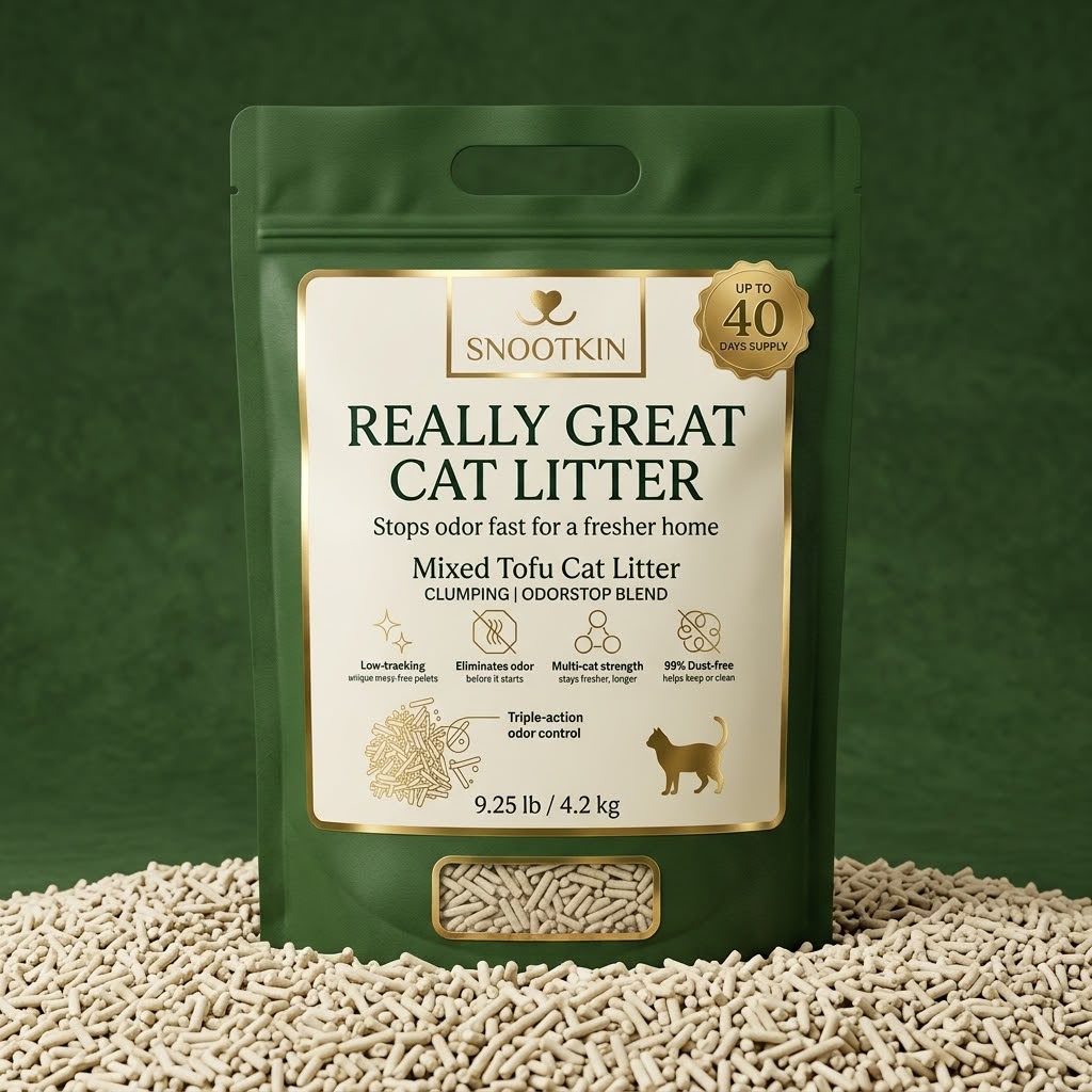 Clumping Tofu Cat Litter — Odor Control
