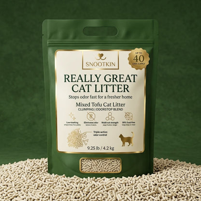 Clumping Tofu Cat Litter — Odor Control