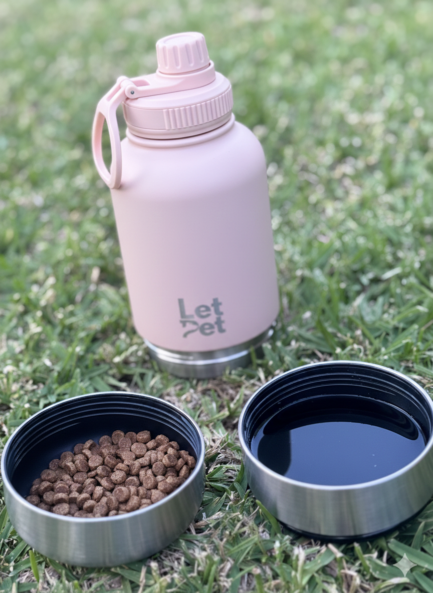 Customisable 3-in-1 Dog Bottle | Water For You & Your Dog