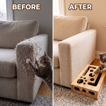 Cat Scratch Box — Files Claws as They Play