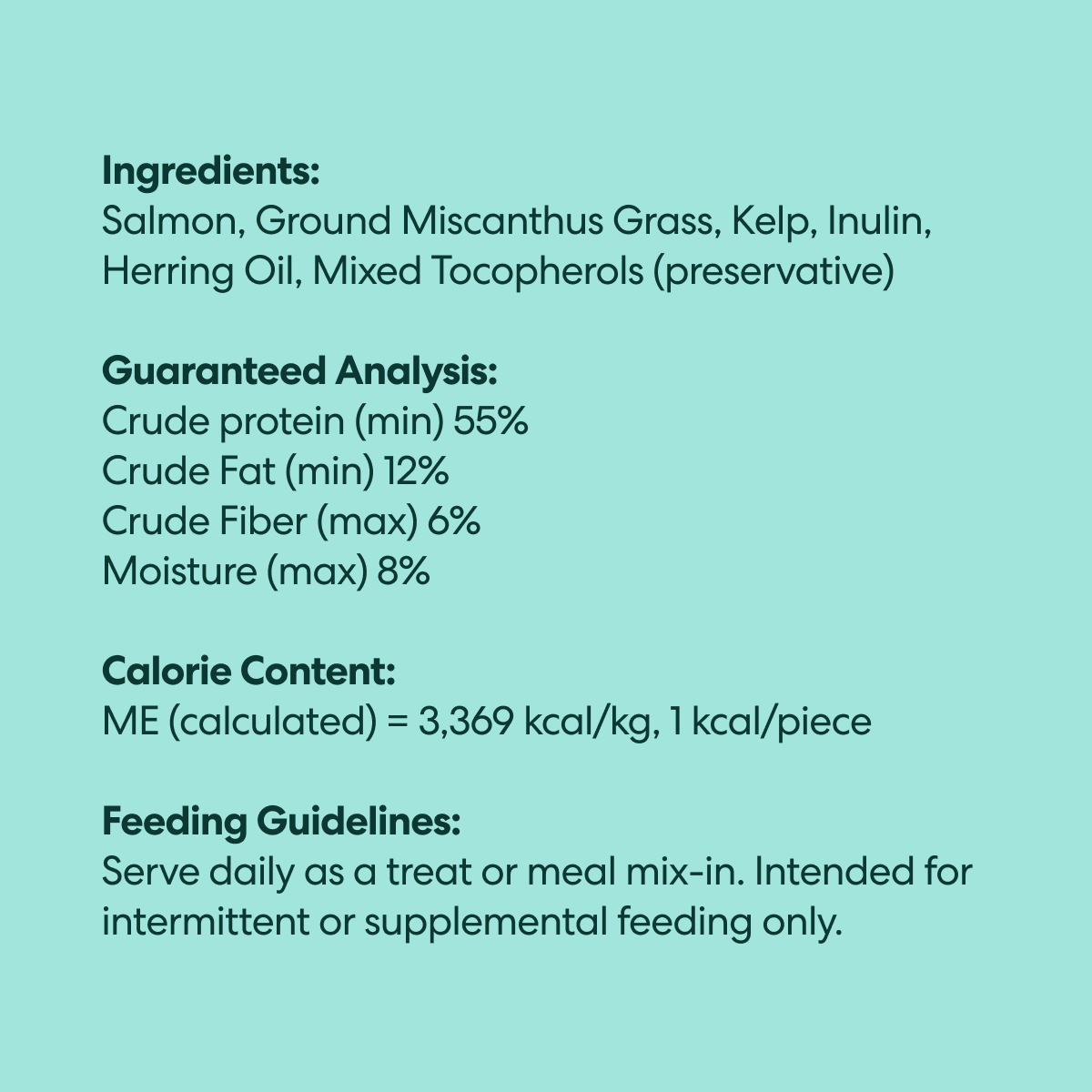 Freeze-Dried Salmon Cat Treats — Single Ingredien